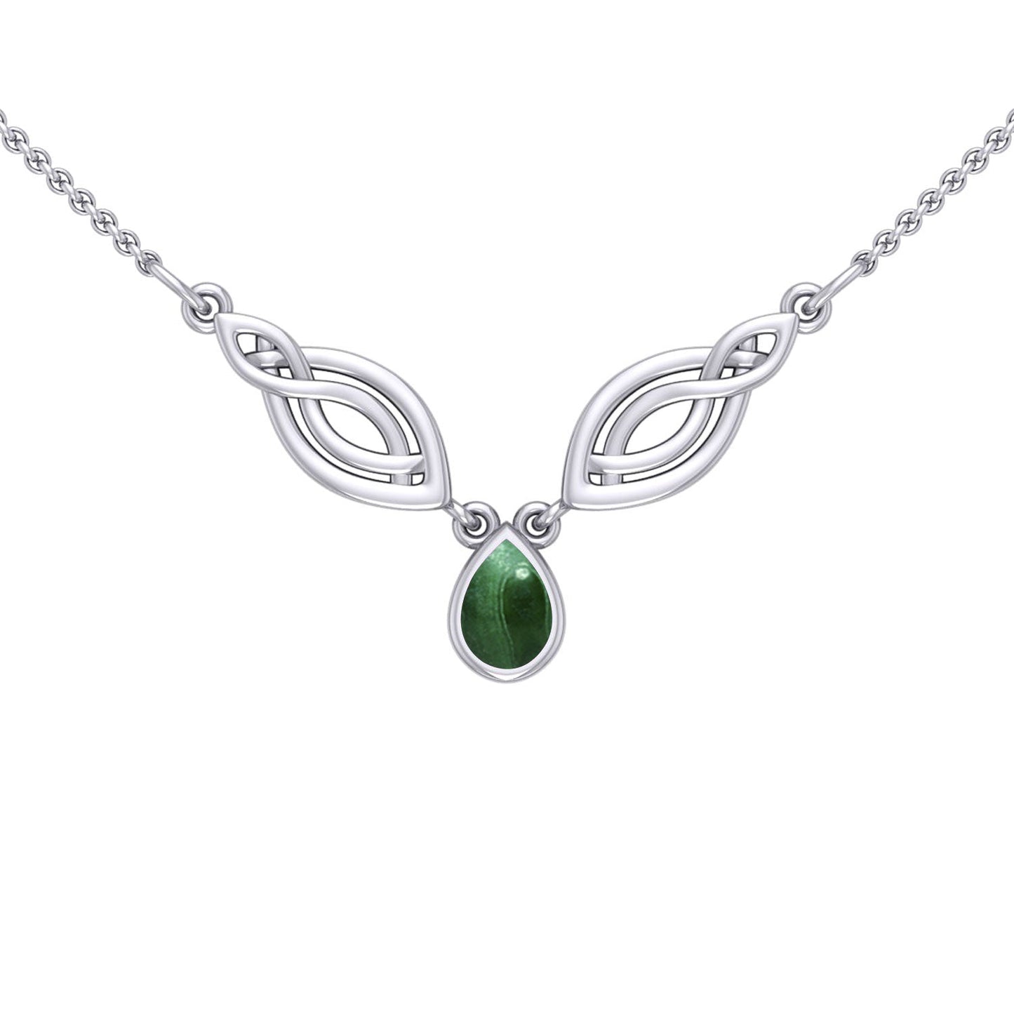 Celtic Knotwork Silver Necklace TN117