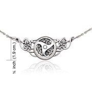 Celtic Knots Threefold Silver Necklace TN185 Necklace
