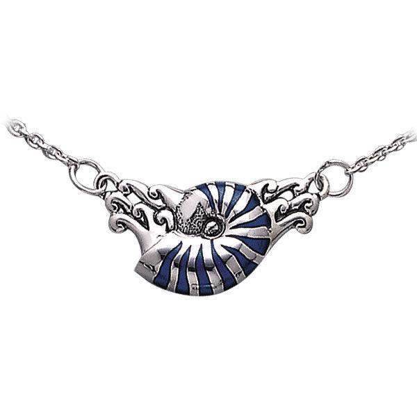 Nautilus Silver Necklace TN246 - peterstone.dropshipping