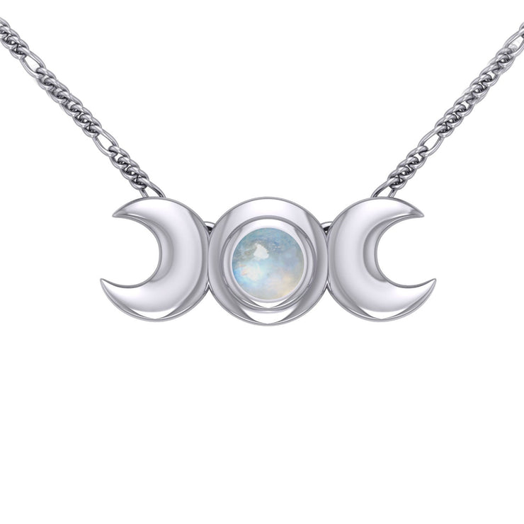 Blue Moon Silver Necklace TN265