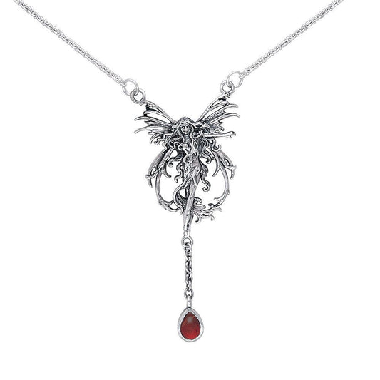 Fire Element Faery Necklace TN297 - peterstone.dropshipping