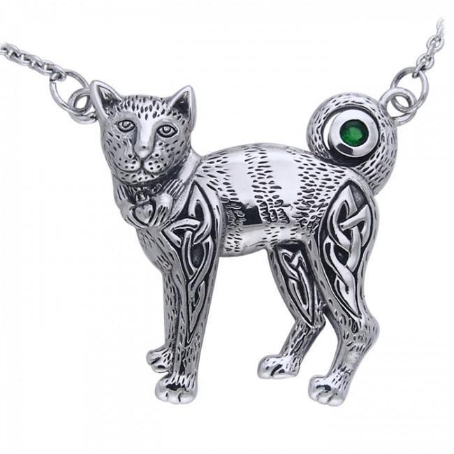 Celtic Cat Necklace TNC047