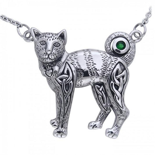 Celtic Cat Necklace TNC047