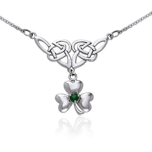 Celtic Knot Shamrock Necklace TNC081 Necklace