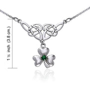 Celtic Knot Shamrock Necklace TNC081 Necklace