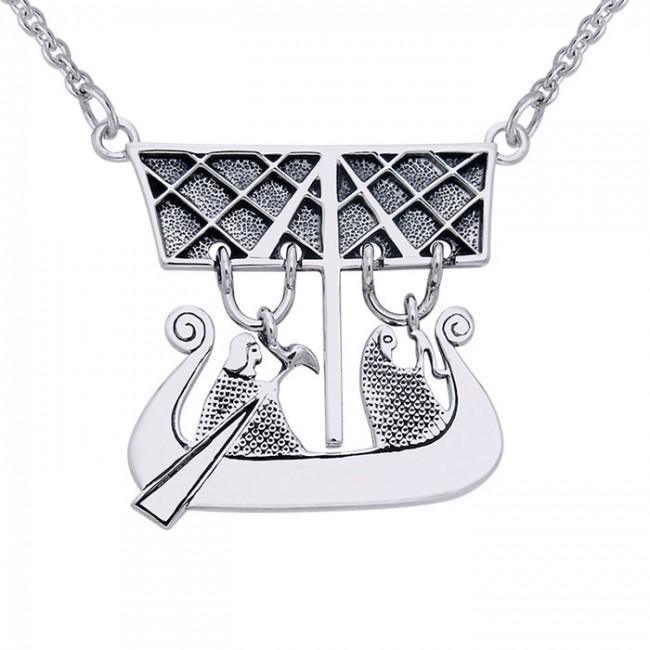 Viking Ship Necklace TNC125