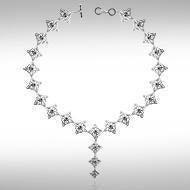 Danu Silver Quaternary Knot Necklace TNC152 Necklace