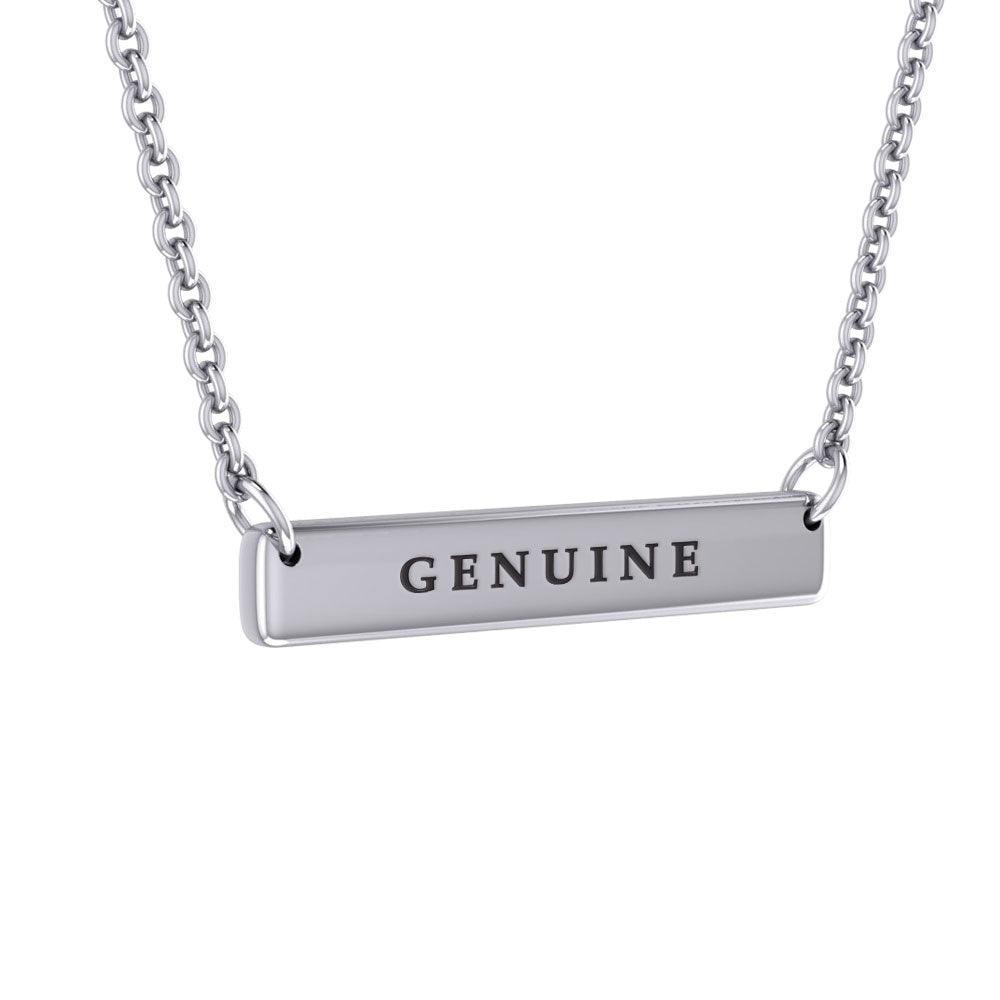 Straight Bar Necklace TNC433P - peterstone.dropshipping