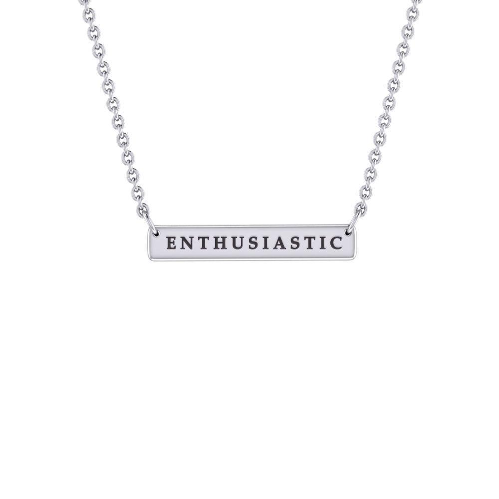 Straight Bar Necklace TNC433P - peterstone.dropshipping