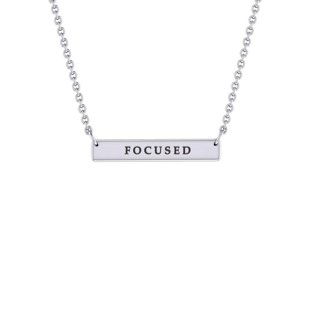 Straight Bar Necklace TNC433P - peterstone.dropshipping