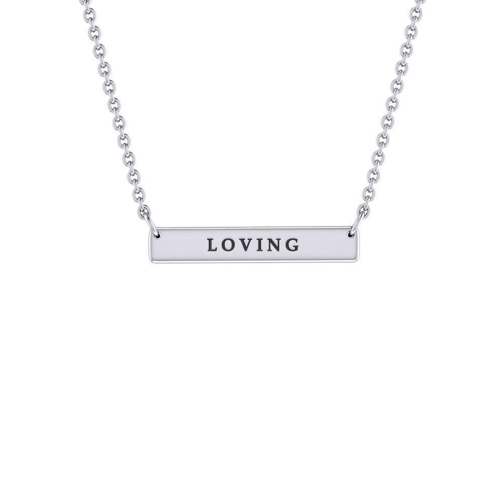 Straight Bar Necklace TNC433P - peterstone.dropshipping