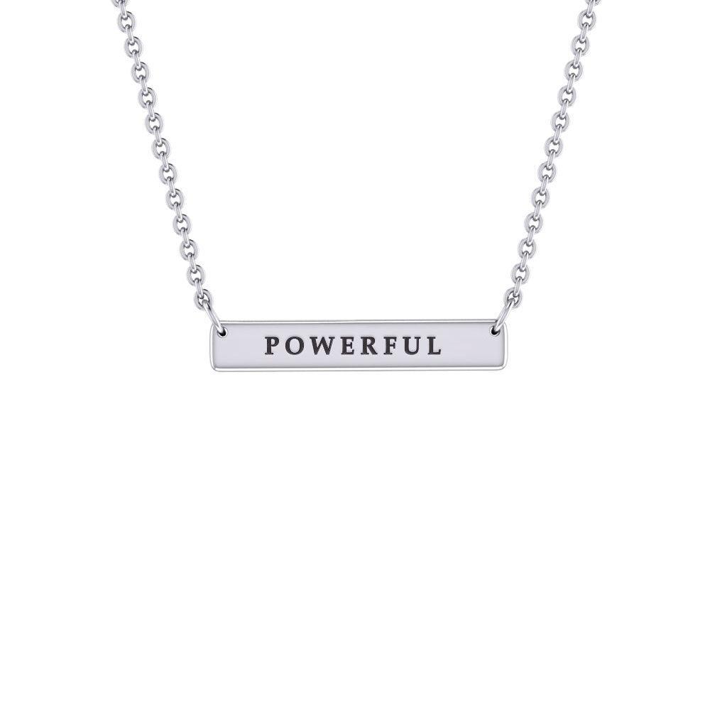 Straight Bar Necklace TNC433P - peterstone.dropshipping