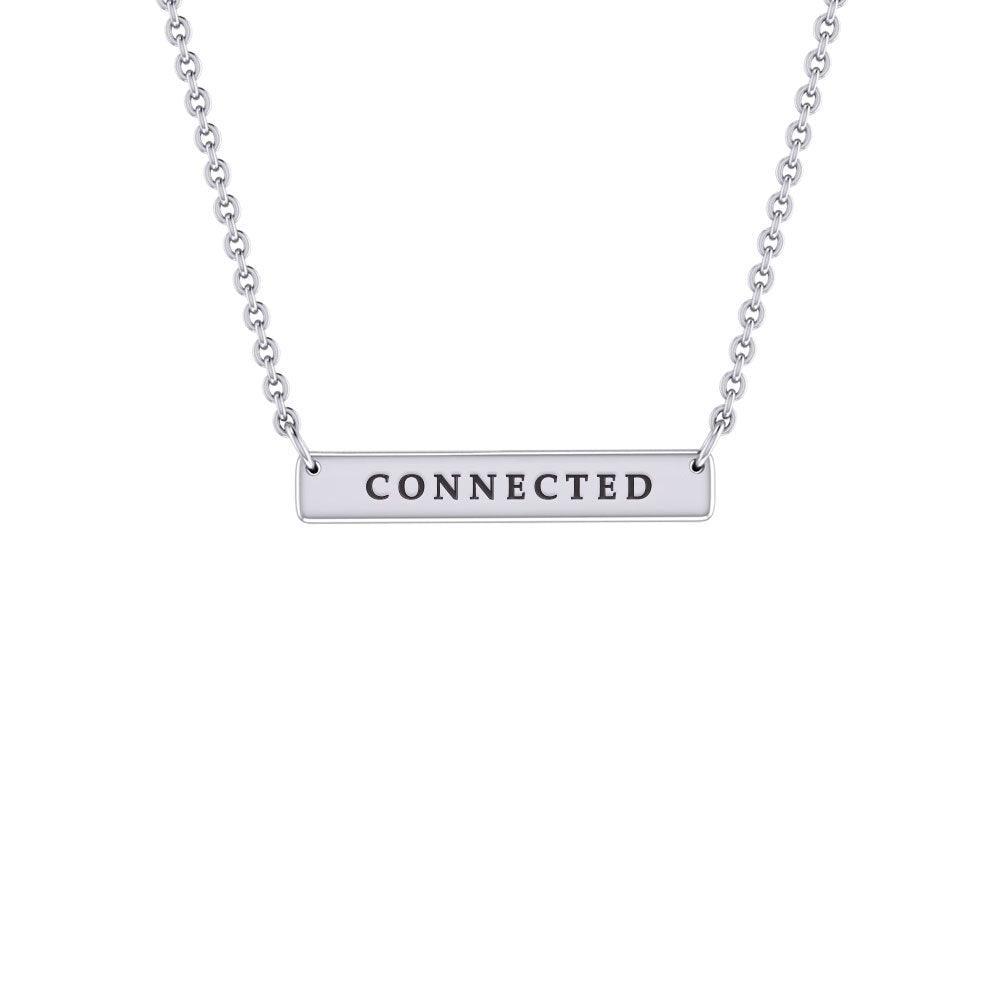 Straight Bar Necklace TNC433P - peterstone.dropshipping