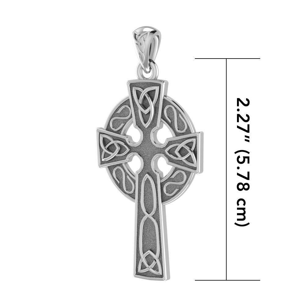 Celtic Knotwork Cross Silver Pendant TP036 Pendant
