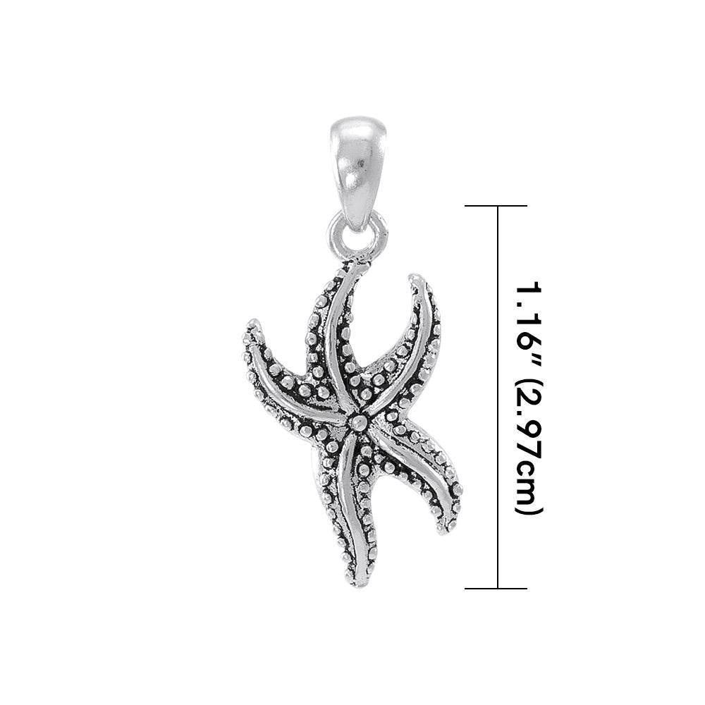 Dancing Starfish Silver Pendant TP1054 Pendant
