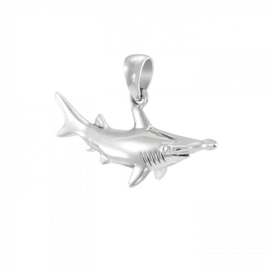 In the world of hammerhead shark beyond you can imagine ~ Sterling Silver Jewelry Pendant TP1057 Pendant