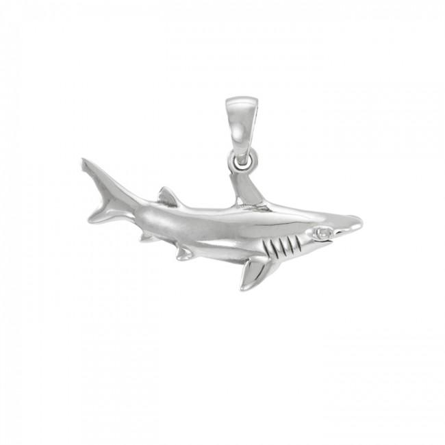 In the world of hammerhead shark beyond you can imagine ~ Sterling Silver Jewelry Pendant TP1057 Pendant