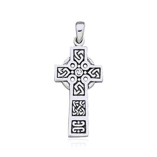 Celtic Knotwork Cross Silver Pendant TP1116 Pendant