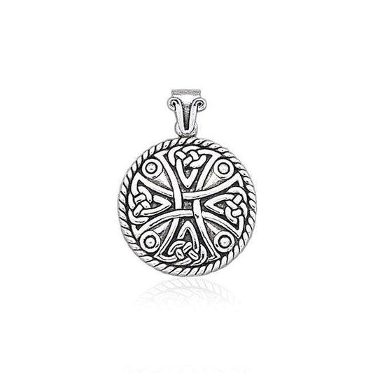 Celtic Knotwork Cross Silver Pendant TP1347 Pendant