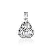 Celtic Knotwork Silver Pendant TP1382 Pendant