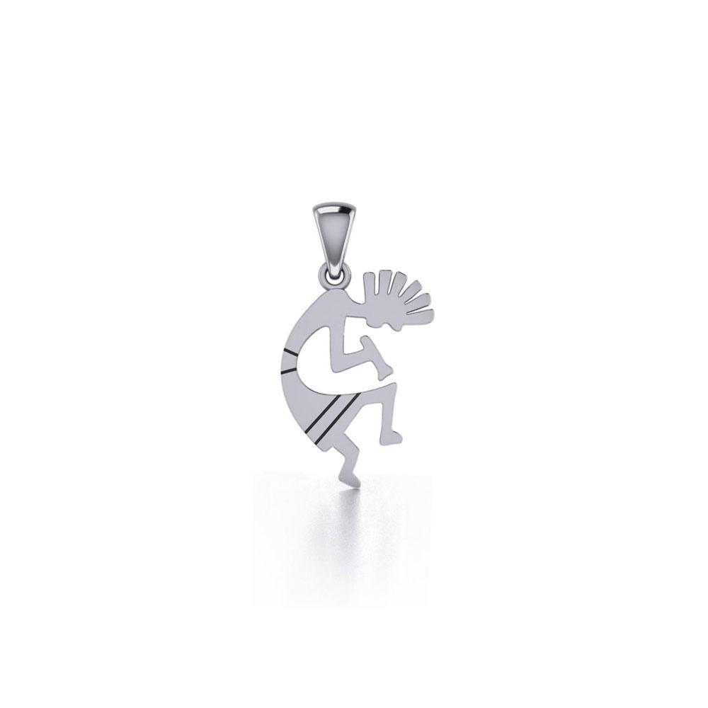 Kokopelli Silver Pendant TP146 - Wholesale Jewelry