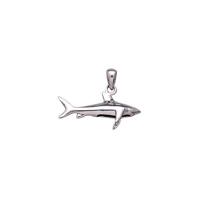 Shark Sterling Silver Pendant TP1634 - peterstone.dropshipping
