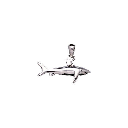Shark Sterling Silver Pendant TP1634 - peterstone.dropshipping