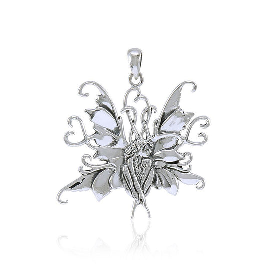 Amy Brown Blue Fairy ~ Sterling Silver Jewelry Pendant TP1663 Pendant