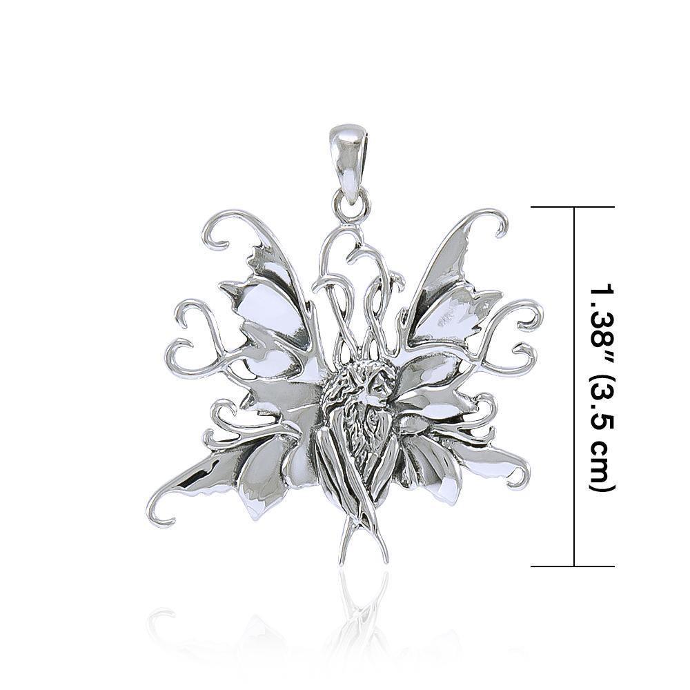 Amy Brown Blue Fairy ~ Sterling Silver Jewelry Pendant TP1663 Pendant