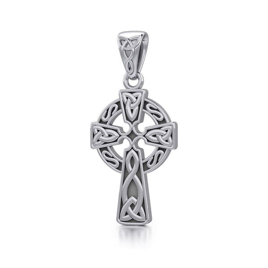 Celtic Knotwork Cross Silver Pendant TP192 Pendant