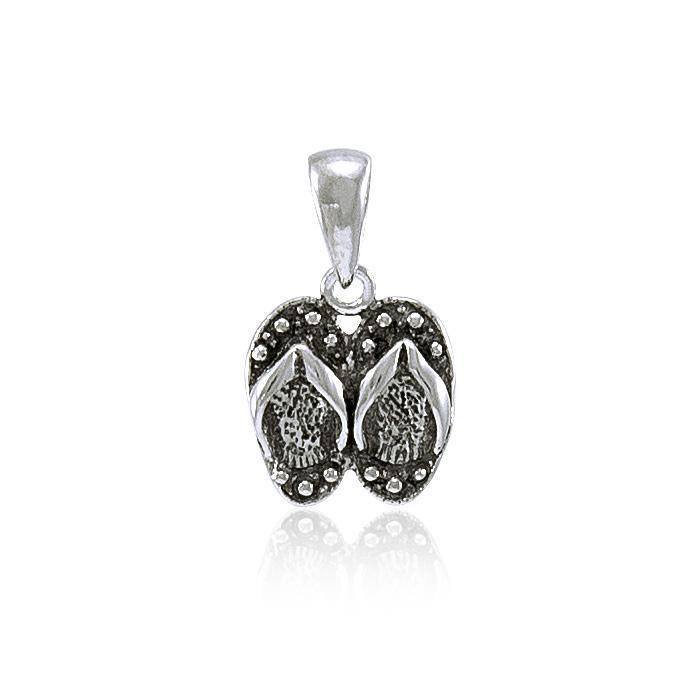 Flip Flops Silver Pendant TP2268 Pendant