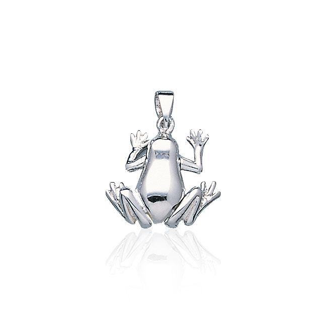 Smooth Frog Silver Pendant TP2524 Pendant