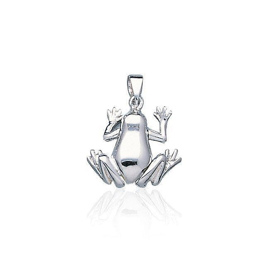 Smooth Frog Silver Pendant TP2524 Pendant