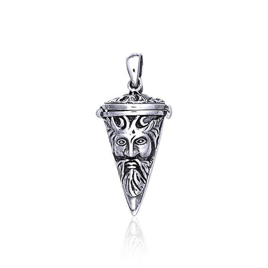 Green Man Pendulum ~ Sterling Silver Pendant Jewelry TP2853 Pendant