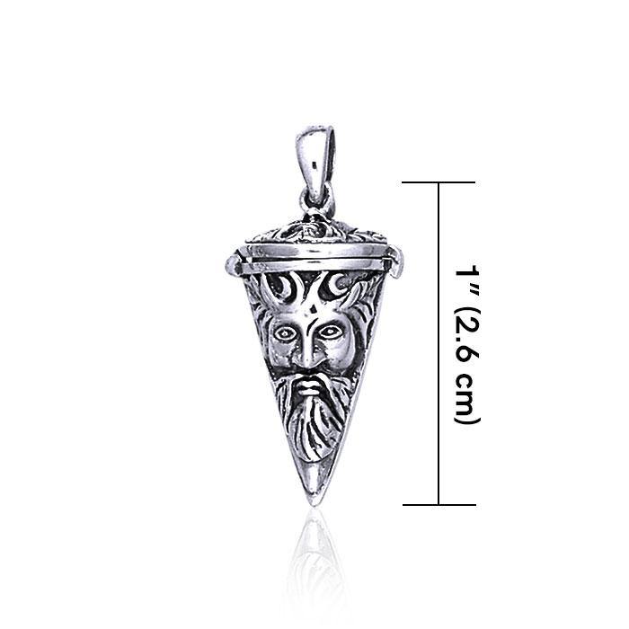Green Man Pendulum ~ Sterling Silver Pendant Jewelry TP2853 Pendant