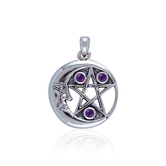Magick Moon Silver Pendant TP3143 Pendant