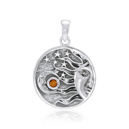 Sun Moon Stars Pendant TP3146 Pendant