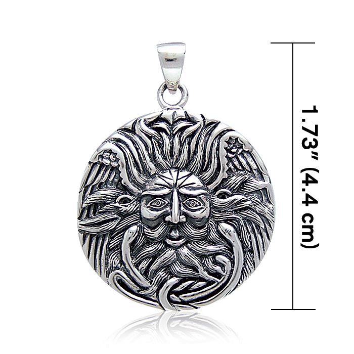 Sun God Medallion Pendant by Oberon Zell TP3199 Pendant