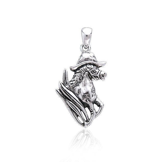 Running Horse Silver Pendant TP3220 Pendant