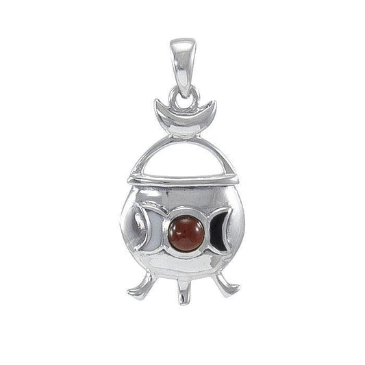 Magickal Witches Cauldron Silver Pendant TP3269 Pendant