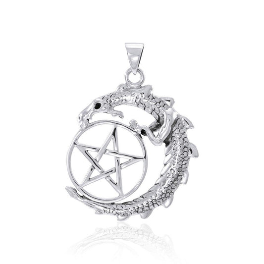 Dragon and The Star Silver Pendant TP3294 Pendant