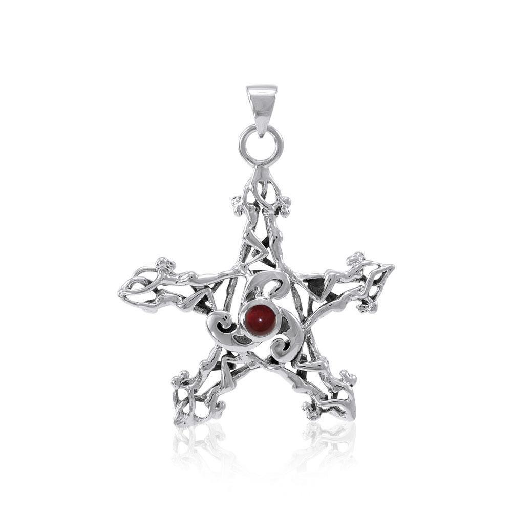 Silver Pentagram Pentacle Pendant TP3300 Pendant