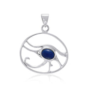 Eye of Horus, subtle imagery with strong energy ~ Sterling Silver Jewelry Pendant TP3306 Pendant