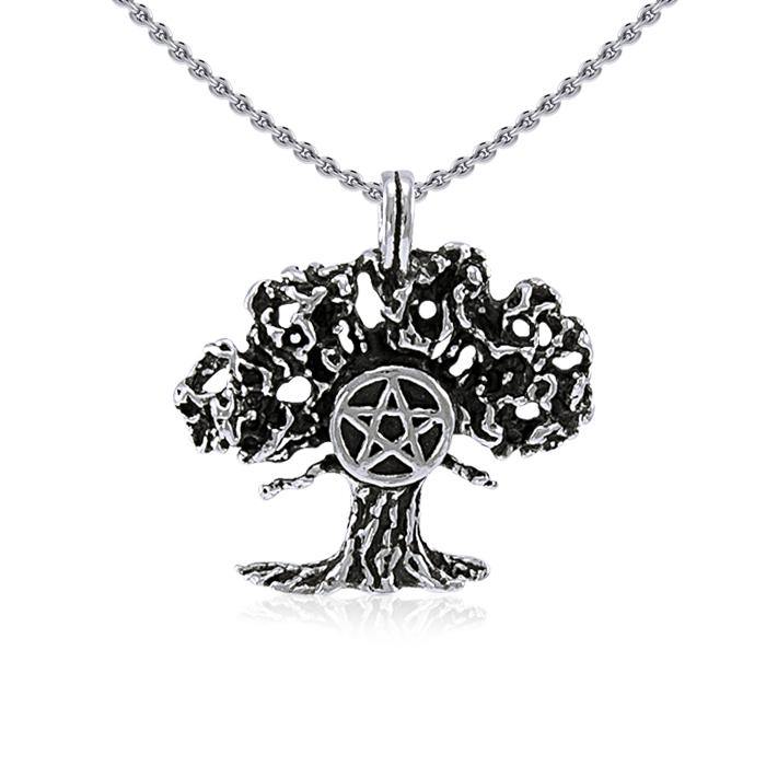 TP3322 Tree Pentagram Pendant