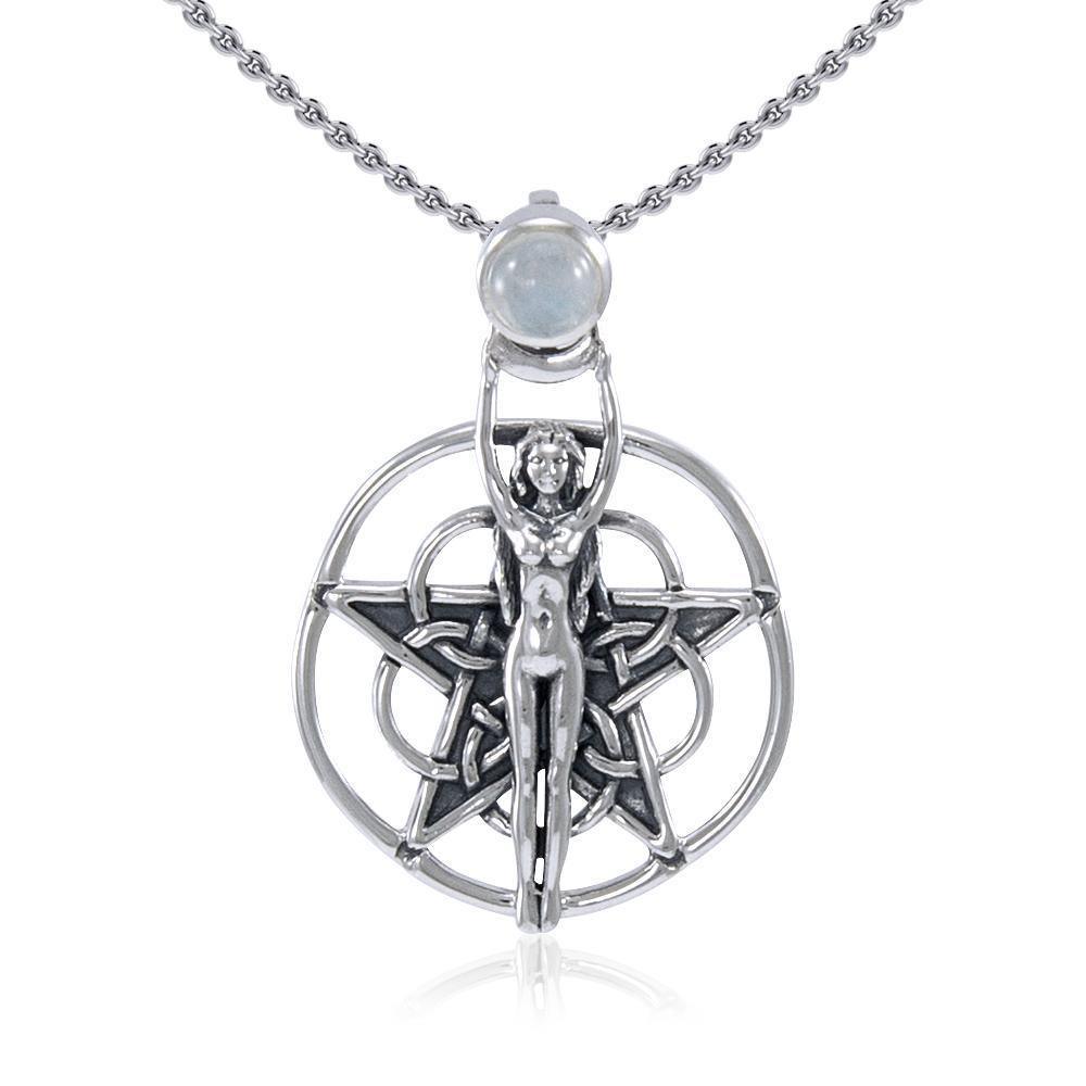 Silver Pentagram Pentacle Pendant TP3360 Pendant