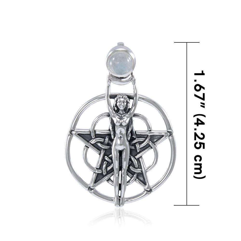 Silver Pentagram Pentacle Pendant TP3360 Pendant