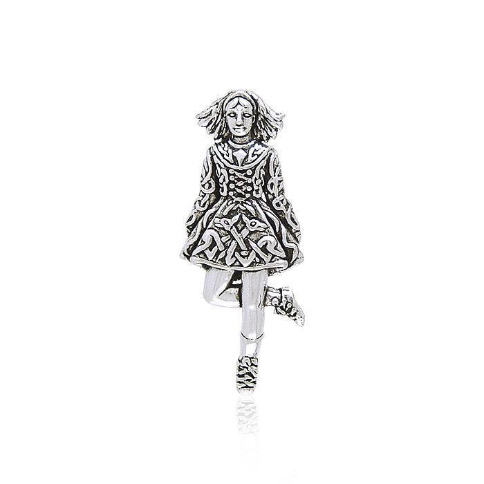 Irish Dancer Silver Pendant TP3426 Pendant