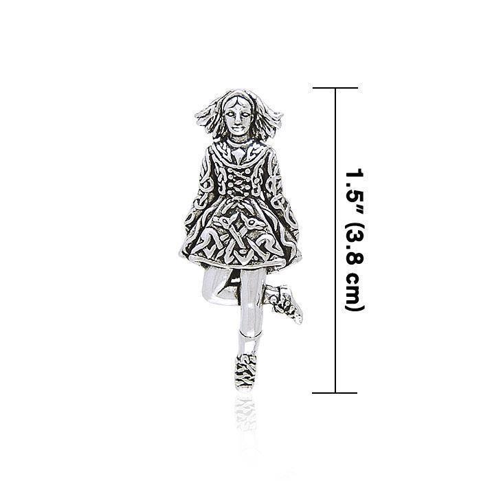 Irish Dancer Silver Pendant TP3426 Pendant