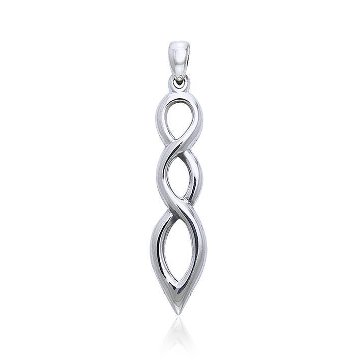 Celtic Knotwork Twist Silver Pendant TP343 Pendant