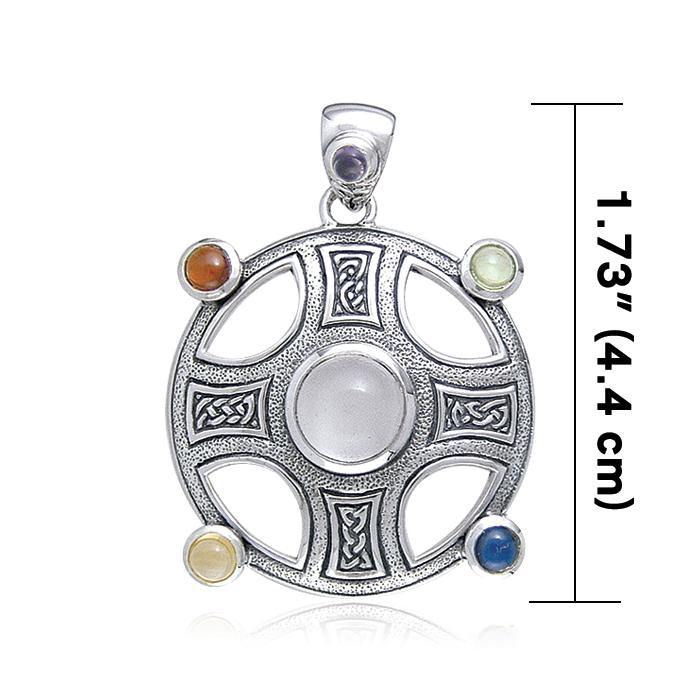 Celtic Knotwork Harmony Cross Silver Pendant TP3441 Pendant